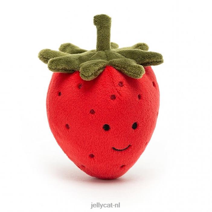 Jellycat fantastisch fruit aardbeirood NJJ68572 speelgoed-