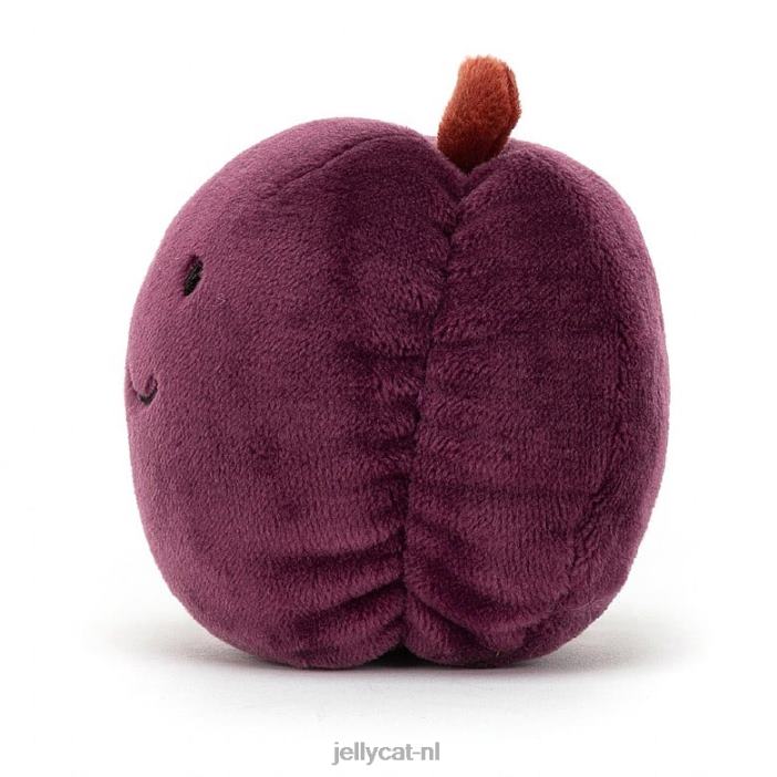 Jellycat fantastische fruitpruim paars NJJ68194 speelgoed-