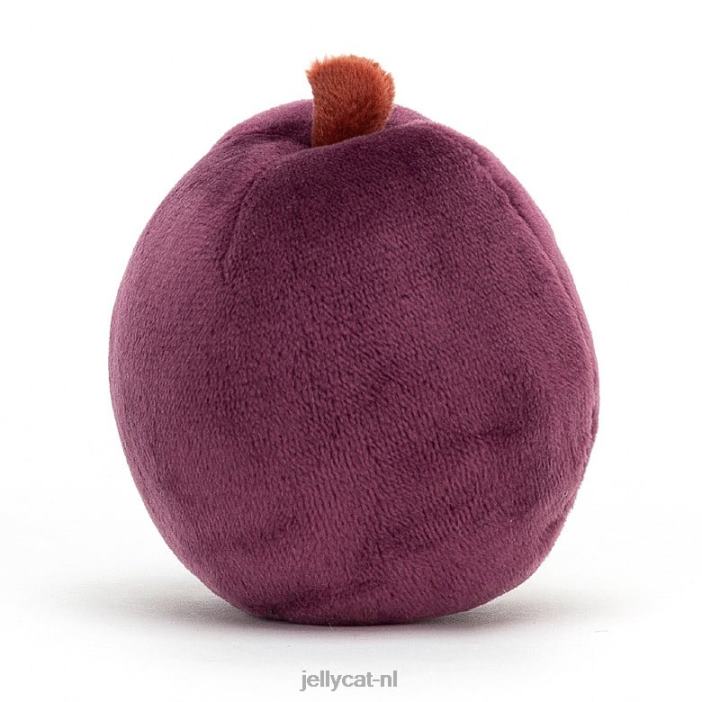 Jellycat fantastische fruitpruim paars NJJ68194 speelgoed-