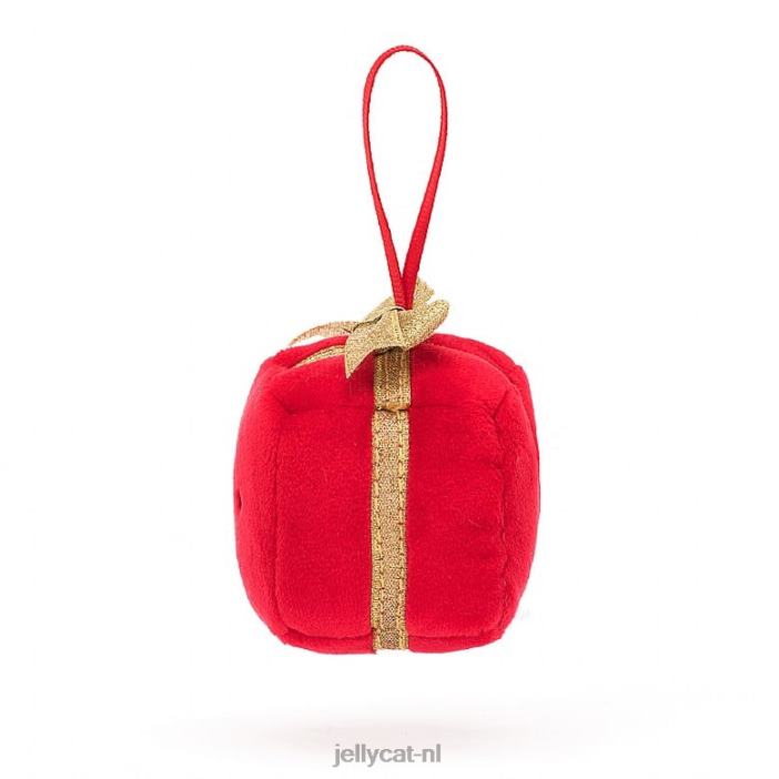 Jellycat feestelijke dwaasheid aanwezig rood NJJ6835 speelgoed-