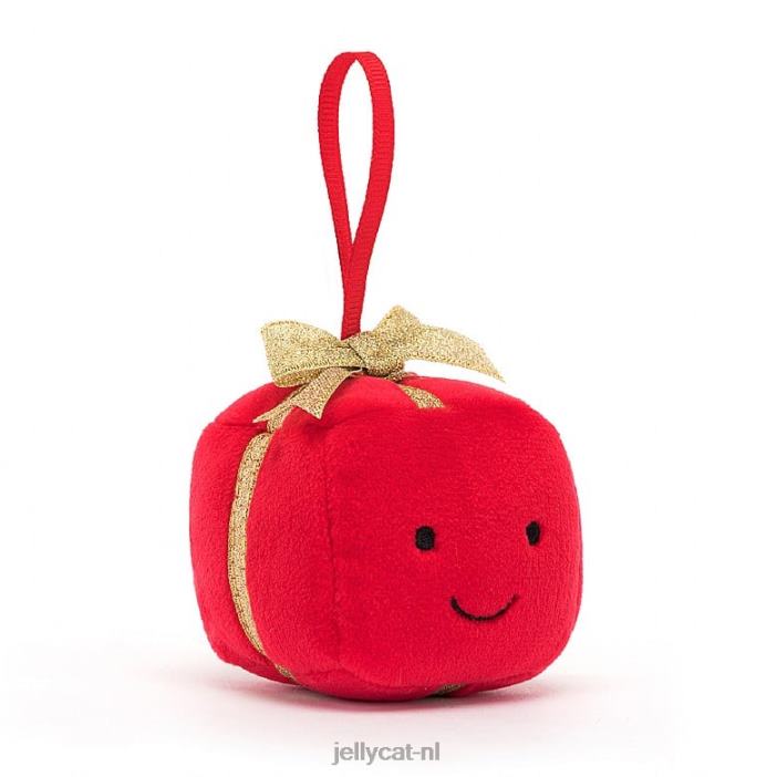 Jellycat feestelijke dwaasheid aanwezig rood NJJ6835 speelgoed-