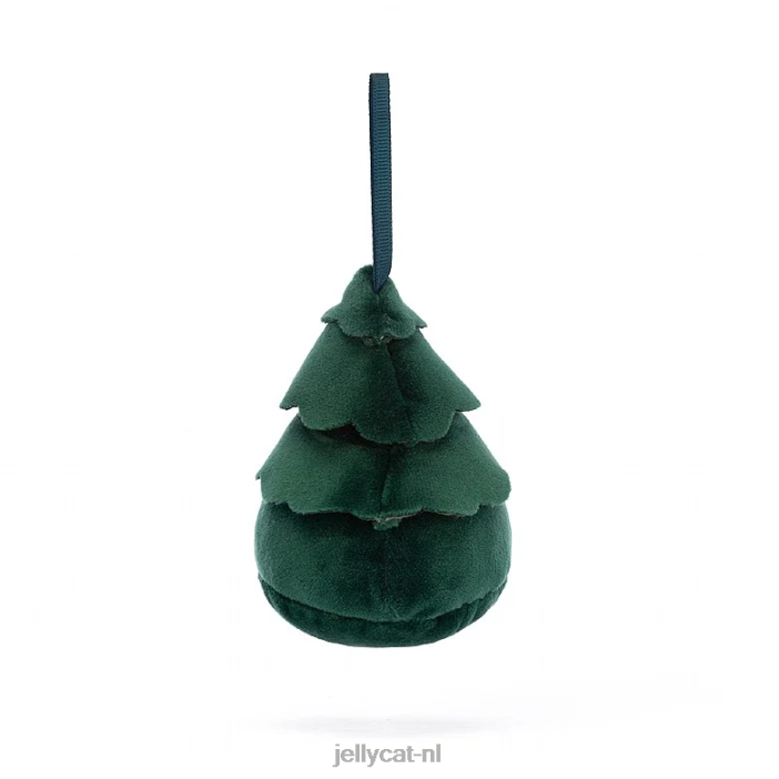 Jellycat feestelijke dwaasheid kerstboom groen NJJ68142 speelgoed-