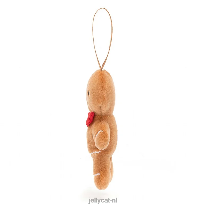 Jellycat feestelijke dwaasheid peperkoek fred beige NJJ68671 speelgoed-