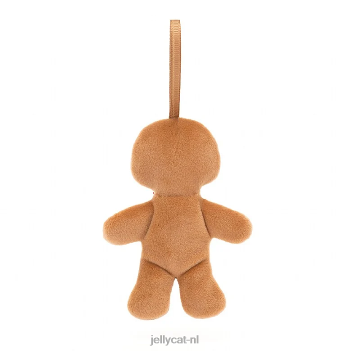 Jellycat feestelijke dwaasheid peperkoek fred beige NJJ68671 speelgoed-