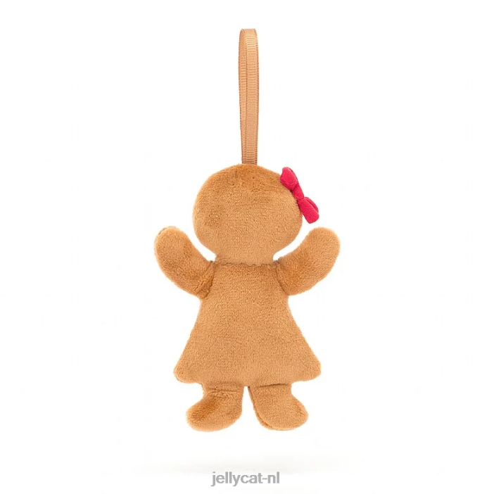 Jellycat feestelijke folly peperkoek robijnbeige NJJ68627 speelgoed-