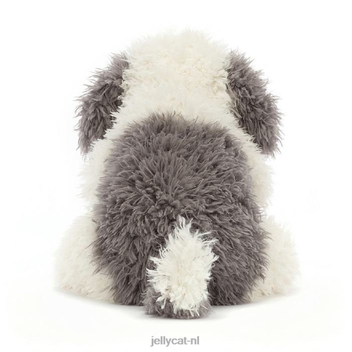 Jellycat floofie herdershond grijs en wit NJJ68403 speelgoed-