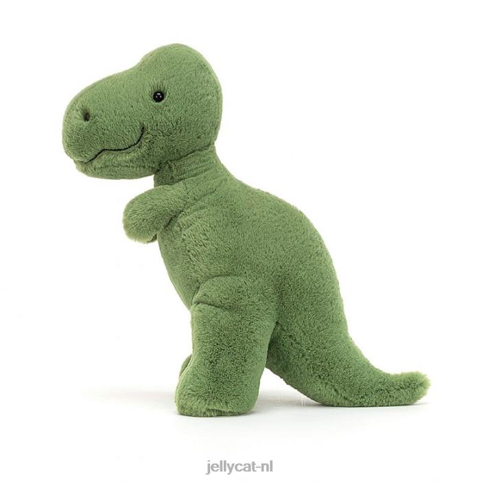 Jellycat fossiel t-rex groen NJJ68495 speelgoed-
