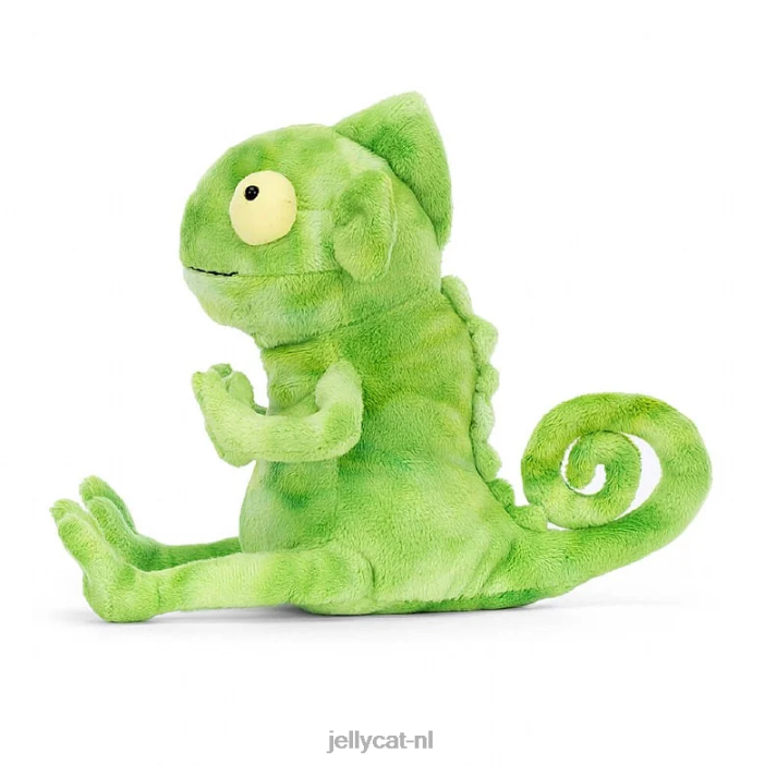 Jellycat frankie hagedis met rucheshals groen NJJ68301 speelgoed-