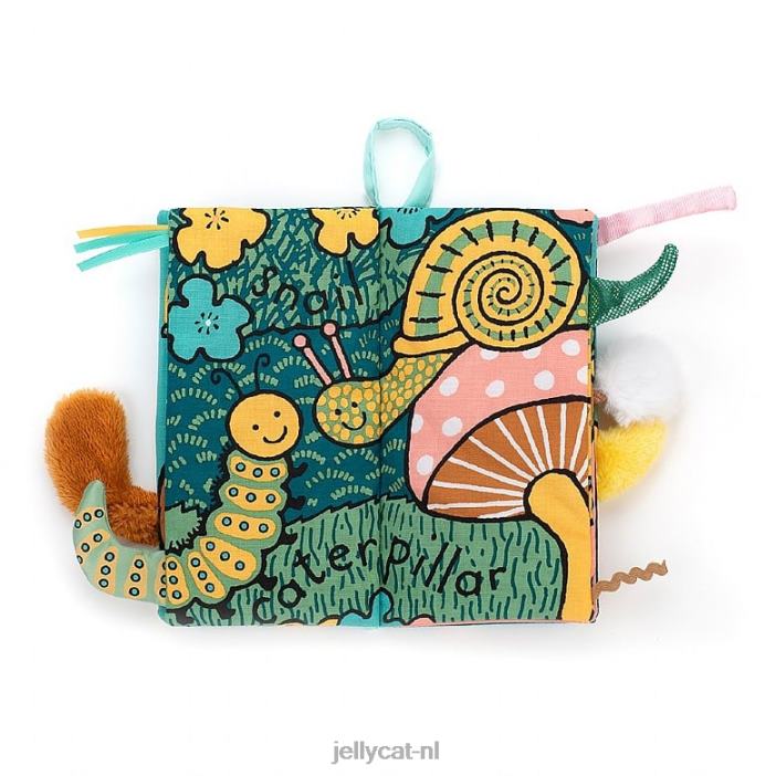 Jellycat garden tails boek meerkleurig NJJ68804 boek