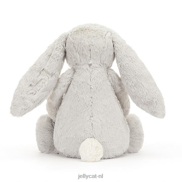 Jellycat gepersonaliseerd verlegen konijntje enorm zilver NJJ68450 speelgoed-