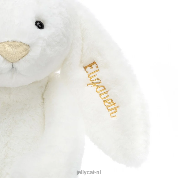 Jellycat gepersonaliseerd verlegen luxe konijntje Luna enorm wit NJJ68715 speelgoed-