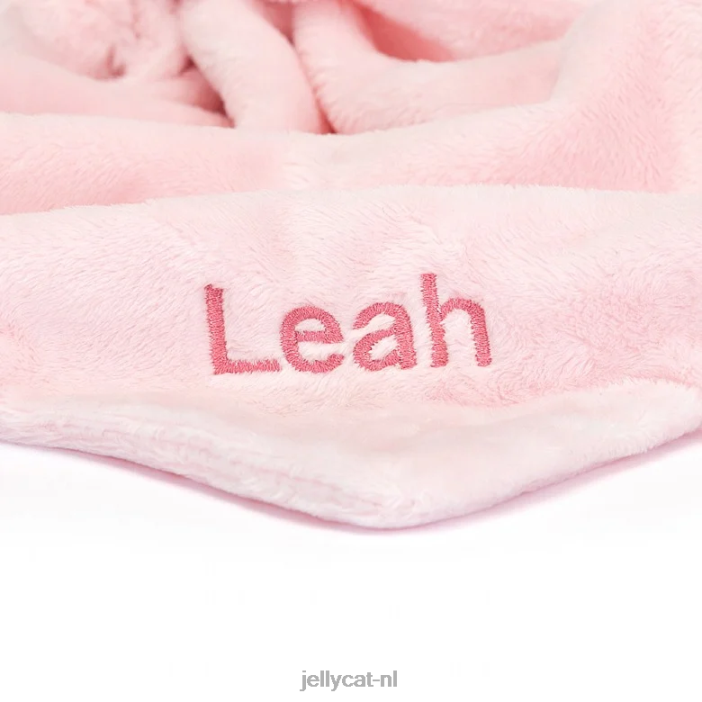 Jellycat gepersonaliseerde verlegen konijntjesfopspeen roze NJJ68685 speelgoed-