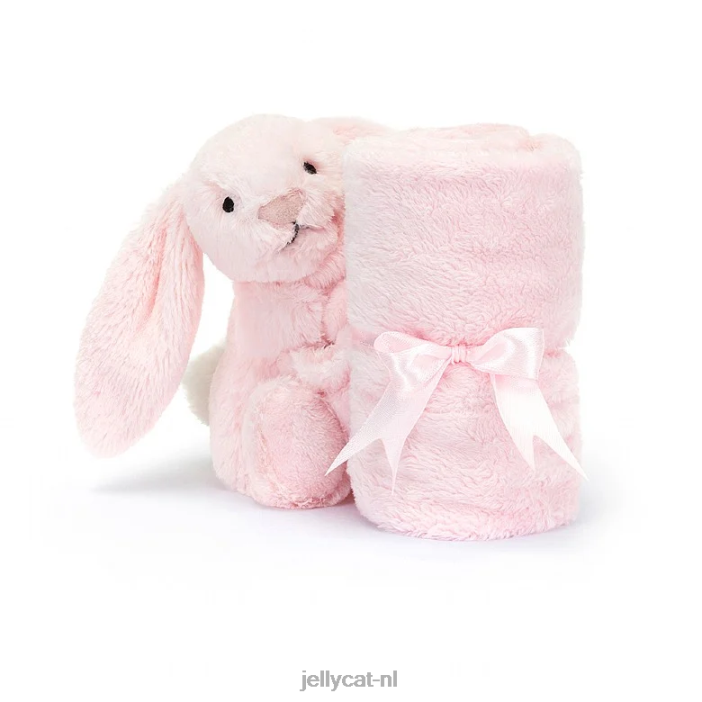 Jellycat gepersonaliseerde verlegen konijntjesfopspeen roze NJJ68685 speelgoed-