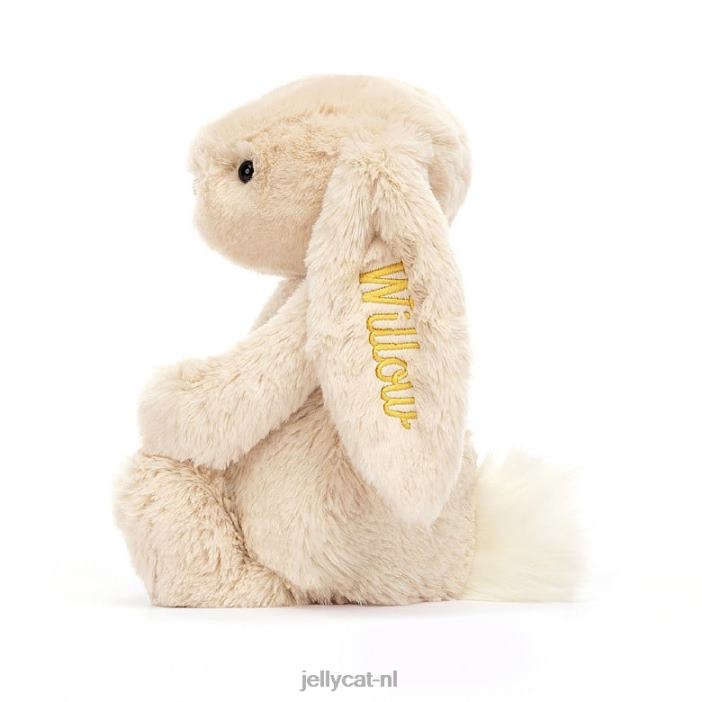 Jellycat gepersonaliseerde verlegen luxe konijntje wilg medium beige NJJ68237 speelgoed-