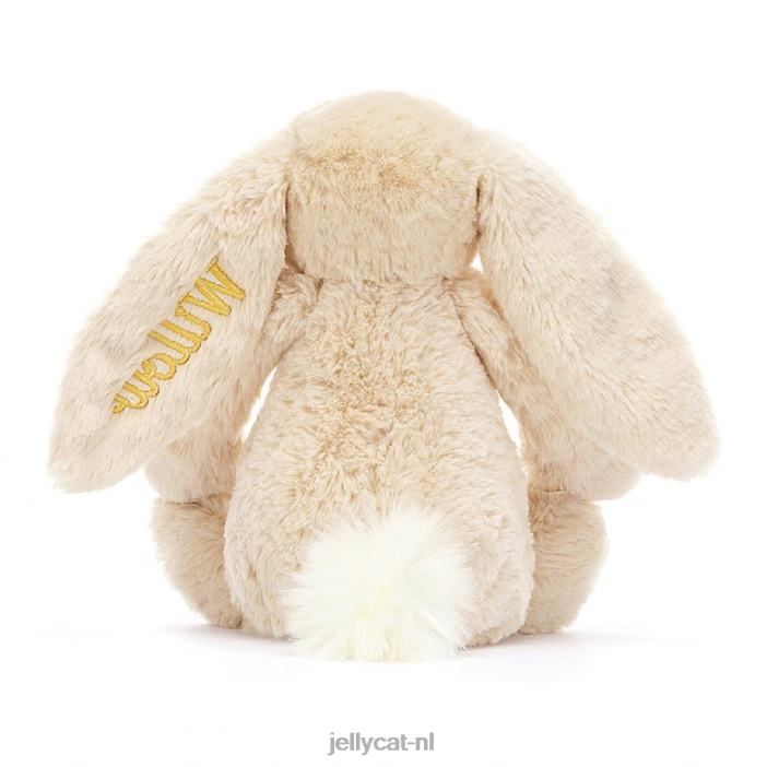 Jellycat gepersonaliseerde verlegen luxe konijntje wilg medium beige NJJ68237 speelgoed-