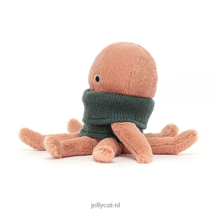 Jellycat gezellig crew zeepaardje lila NJJ68204 speelgoed-
