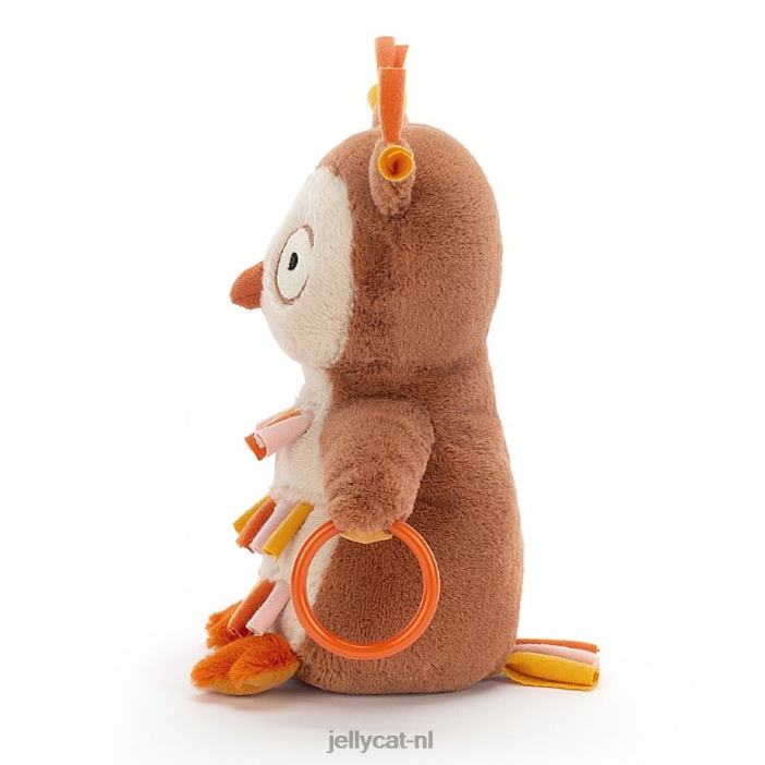 Jellycat happihoop uil veelkleurig NJJ68717 speelgoed-
