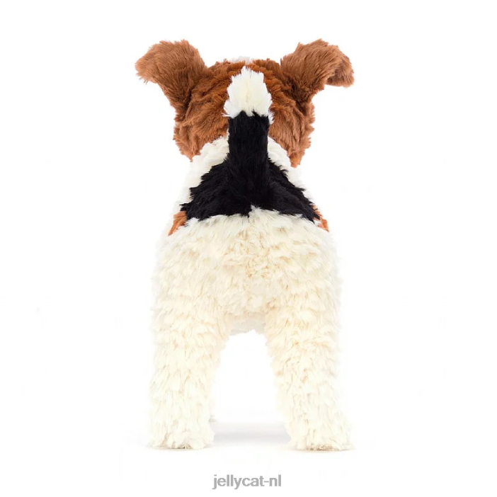 Jellycat hector fox terrier bruin en wit NJJ68351 speelgoed-