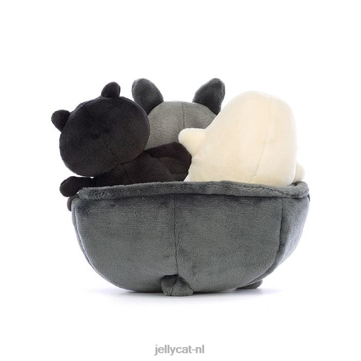 Jellycat ketelschatjes veelkleurig NJJ68619 speelgoed-