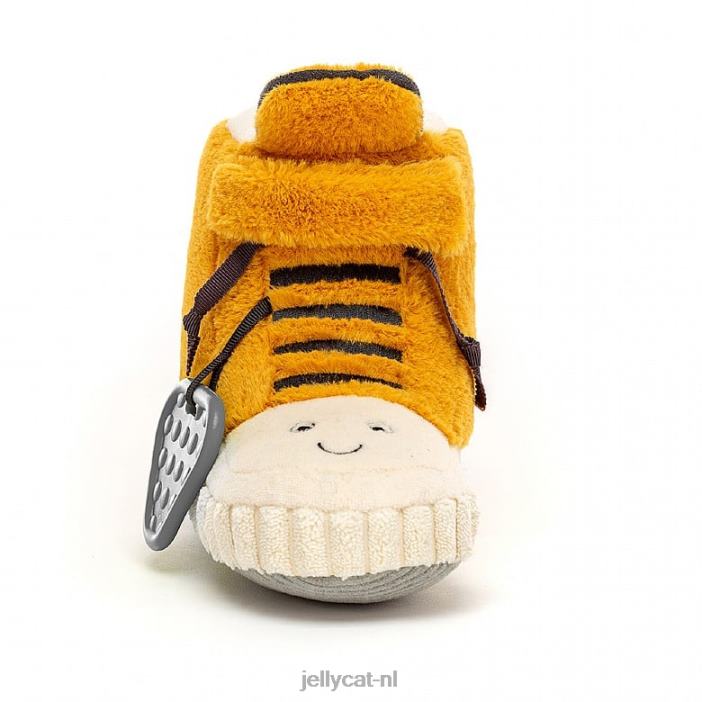 Jellycat kicketty sneaker activiteitsspeeltje meerkleurig NJJ68773 speelgoed-