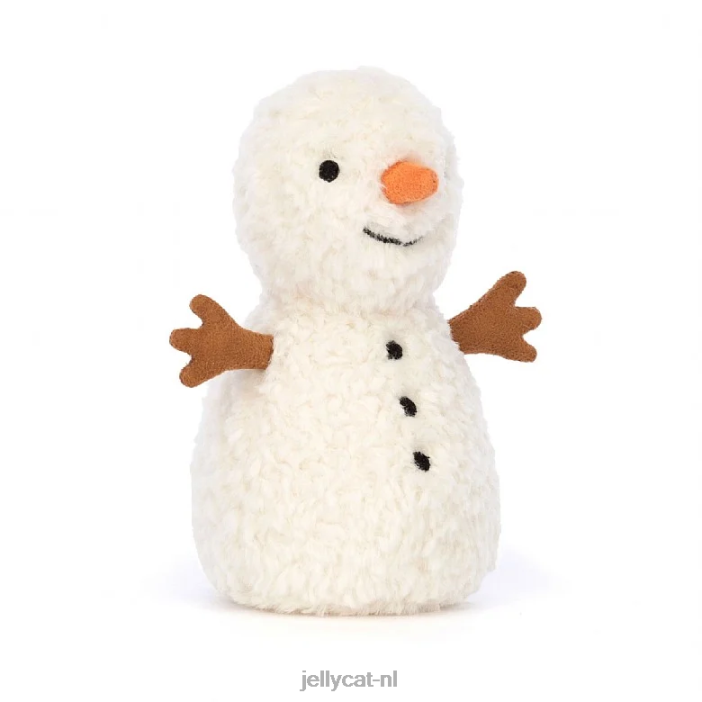 Jellycat kleine sneeuwpop crème NJJ68532 speelgoed-