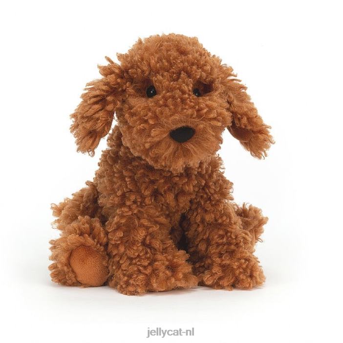 Jellycat kuiper doodle hond bruin NJJ6853 speelgoed-