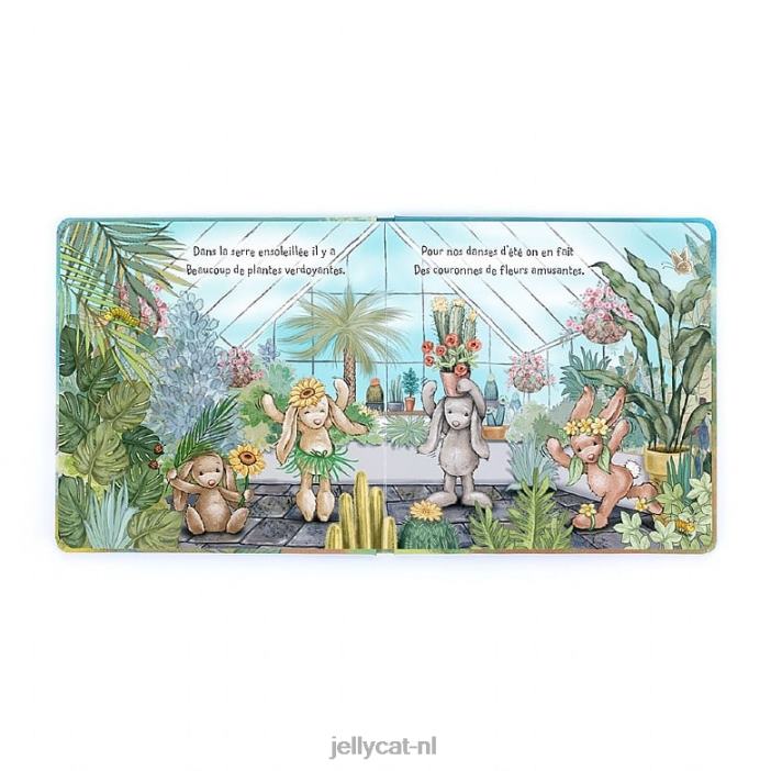 Jellycat lapin timide et ses petites aventures  verlegen konijntje beige NJJ68706 boek