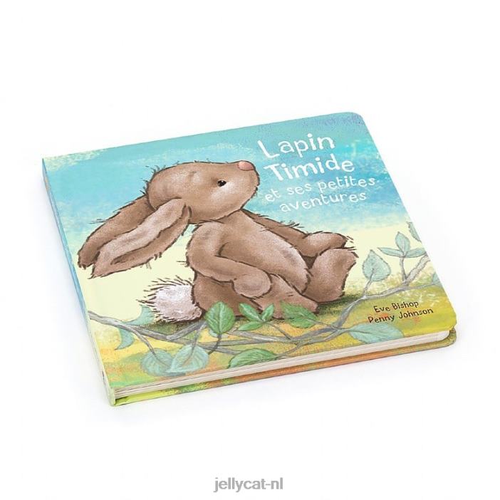 Jellycat lapin timide et ses petites aventures livre (kleine ik) veelkleurig NJJ68718 boek