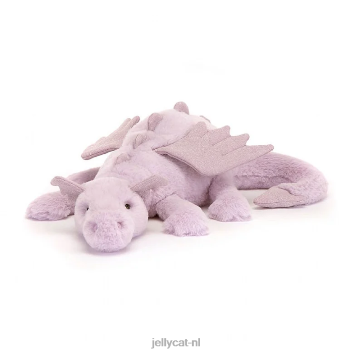Jellycat lavendel draak lila NJJ6841 speelgoed-