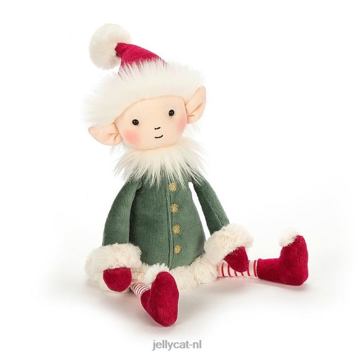 Jellycat leffy\s kerstcadeauboek en leffy elf multi-colour NJJ68352 boek