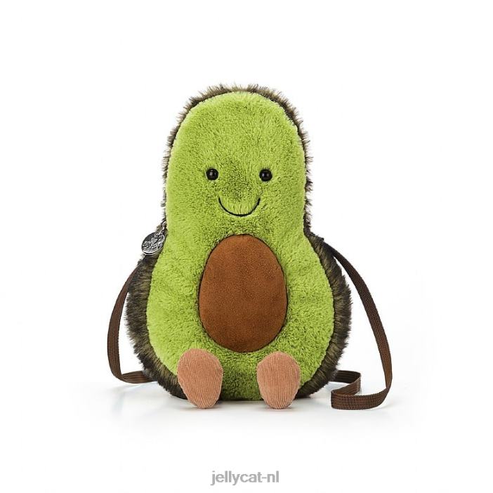 Jellycat leuk avocadozakje groen NJJ68157 tas
