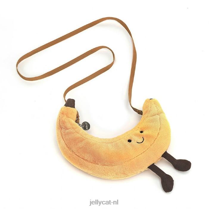 Jellycat leuk bananenzakje geel NJJ68306 tas