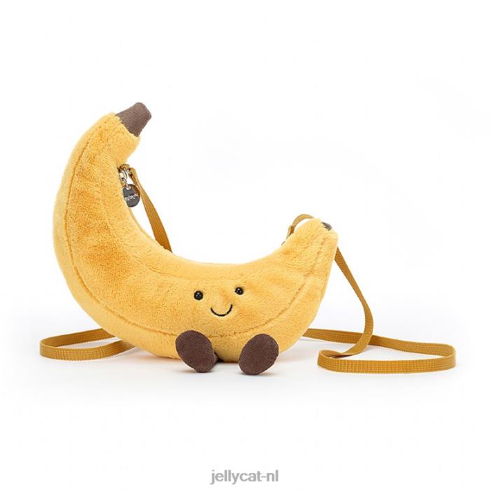 Jellycat leuk bananenzakje geel NJJ68306 tas