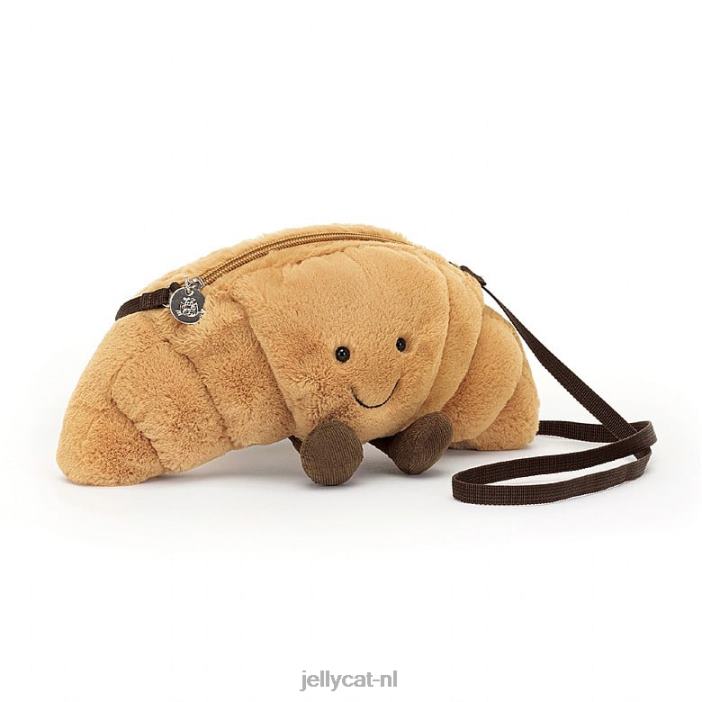 Jellycat leuk croissanttasje beige NJJ6865 tas
