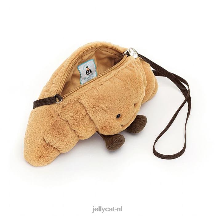 Jellycat leuk croissanttasje beige NJJ6865 tas