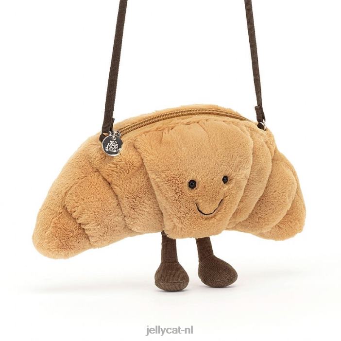 Jellycat leuk croissanttasje beige NJJ6865 tas