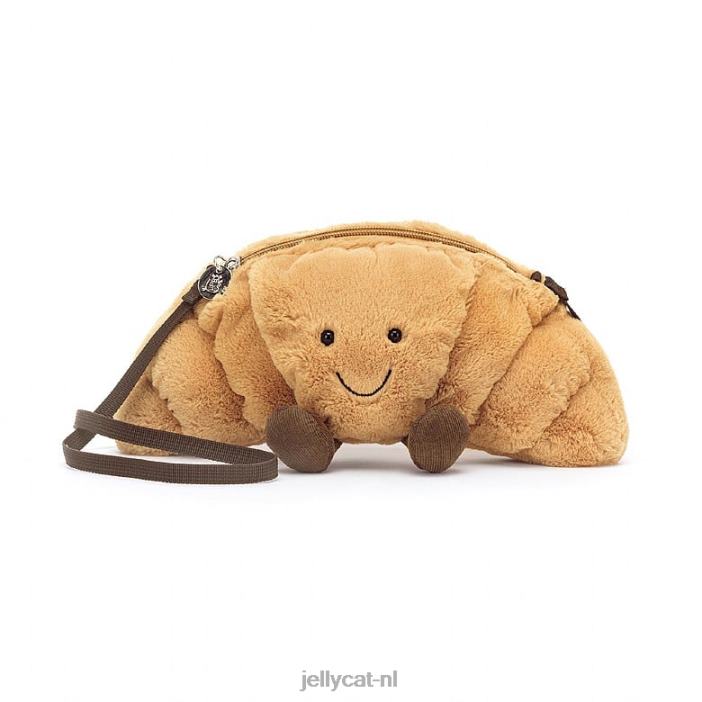 Jellycat leuk croissanttasje beige NJJ6865 tas