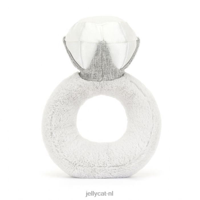 Jellycat leuke diamanten ring grijs NJJ68535 speelgoed-