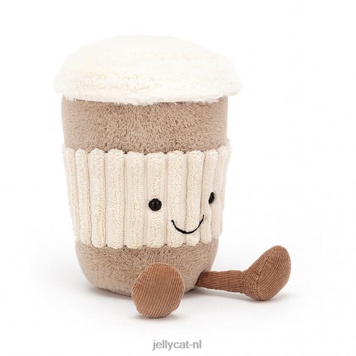 Jellycat leuke koffie-to-go beige NJJ68675 speelgoed-