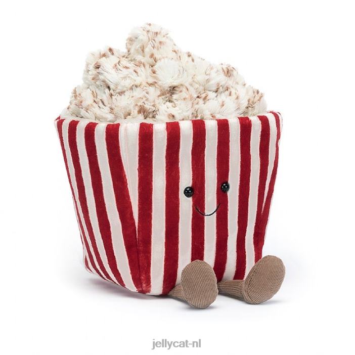 Jellycat leuke popcorn meerkleurig NJJ68107 speelgoed-