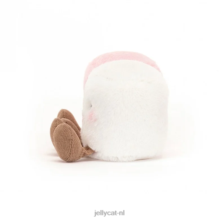 Jellycat leuke roze en witte marshmallows veelkleurig NJJ68603 speelgoed-