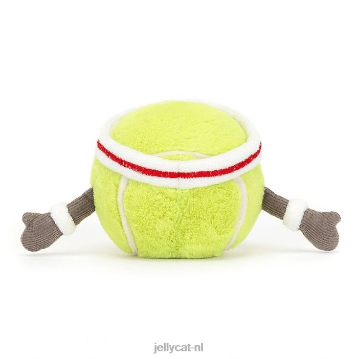 Jellycat leuke sporttennisbal groen NJJ6828 speelgoed-