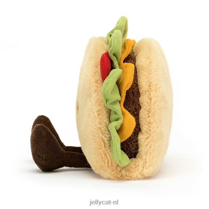 Jellycat leuke taco beige NJJ6857 speelgoed-