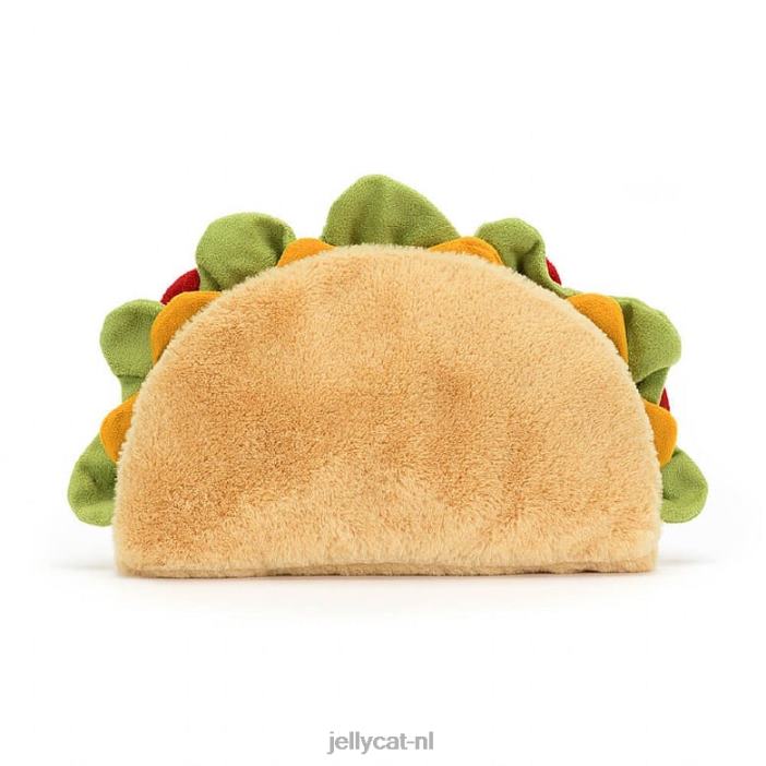 Jellycat leuke taco beige NJJ6857 speelgoed-