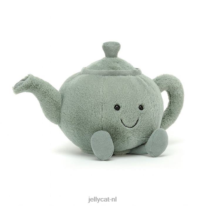 Jellycat leuke theepot groen NJJ6871 speelgoed-