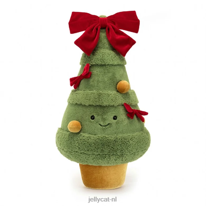 Jellycat leuke versierde kerstboom meerkleurig NJJ68588 speelgoed-