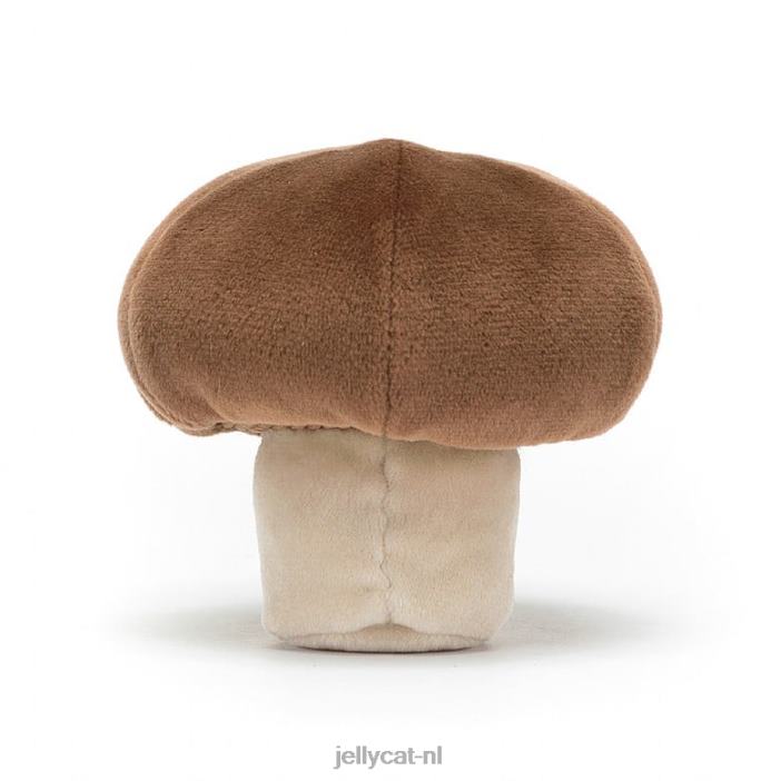 Jellycat levendige groentepaddestoel grijs NJJ68660 speelgoed-