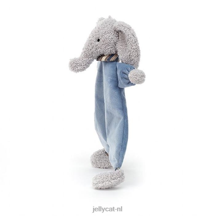 Jellycat lingley olifant fopspeen grijs NJJ68701 speelgoed-