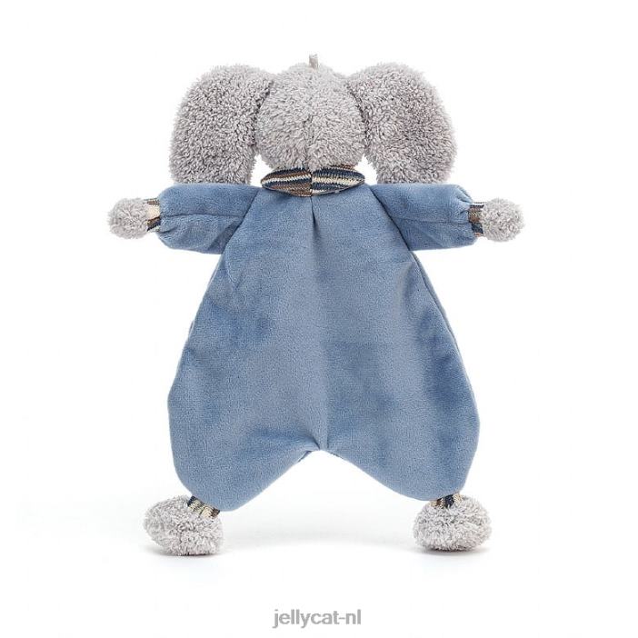 Jellycat lingley olifant fopspeen grijs NJJ68701 speelgoed-
