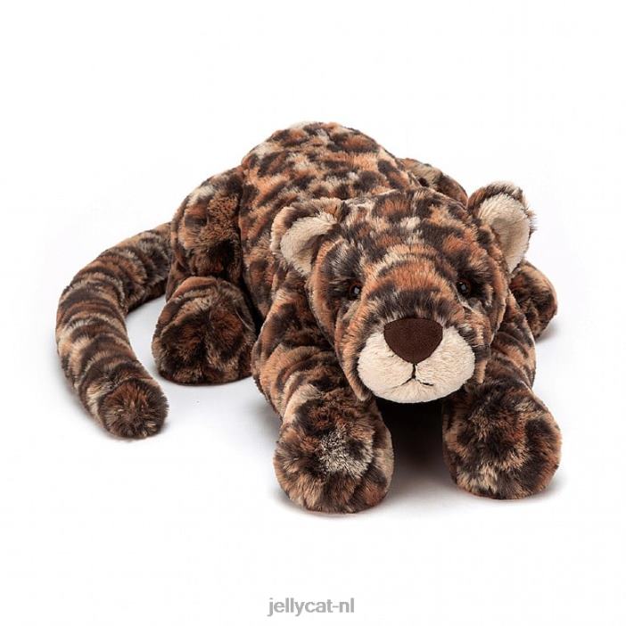 Jellycat livi luipaard bruin NJJ68501 speelgoed-